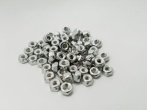 NYLON INSERT, 18-8 AND 316 LOCK NUT: NL -19® TREATED IN THE USA
