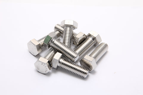 HEX CAP SCREWS: INCH, 18-8 AND 316 STAINLESS STEEL, NL-19® TREATED IN THE USA