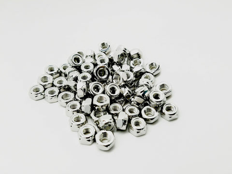 METRIC NYLON INSERT, LOCK NUT 316 STAINLESS